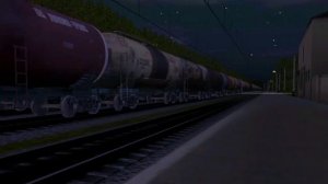 ВЛ60к-373 с Цестернами перегон на Александров [Trainz 12 Android]