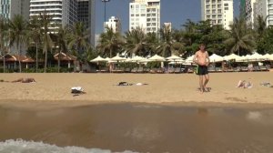 Пляж в Нячанге рядом с Парк Горького, Вьетнам