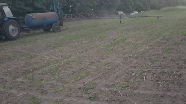 Опрыскивание посевов подсолнечника по евролайтингу. смотреть онлайн