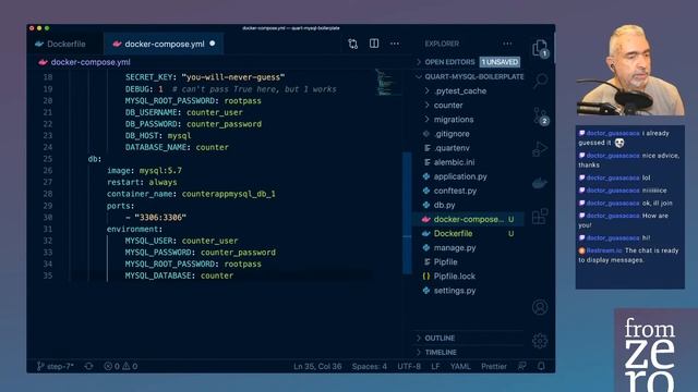 Dockerizing our Quart MySQL App and writing the lessons for it смотреть онлайн