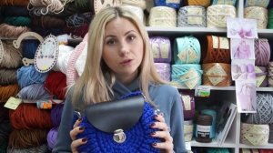 Трикотажная пряжа или полиэфирный шнур. Что выбрать для вязания сумки, корзинки, ковра