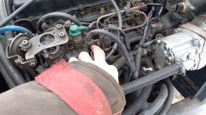 Подключение тнвд на двс сд20 нисан.