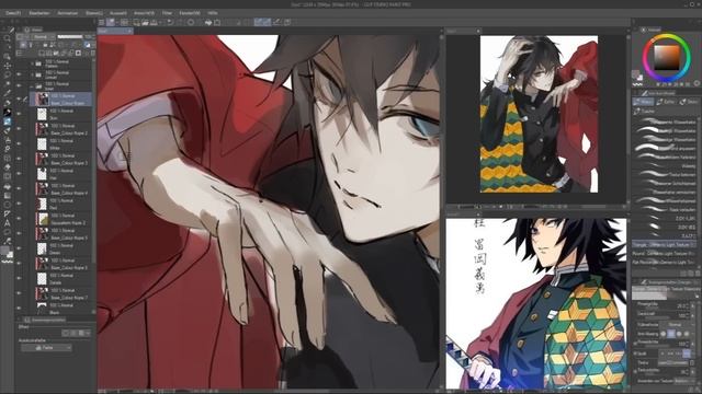 How to Color ● Full Digital Art Shading Process - Tutorial [Clip Studio Paint 2023]