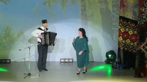 Гульшат Хусаинова, баянист Фаиз Шайдуллин башкирская песня