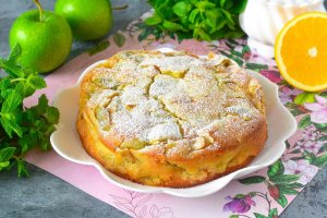 КАК ПРИГОТОВИТЬ ПОСТНУЮ ШАРЛОТКУ С ЯБЛОКАМИ В ДУХОВКЕ
