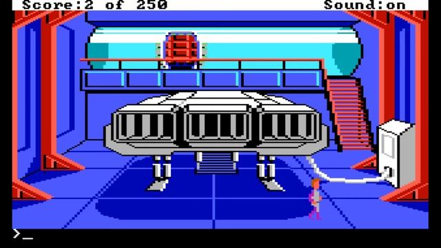 THE PUNISHMENT STARTS!! - Space Quest 2: Vohaul's Revenge (BLIND) #1 смотреть онлайн