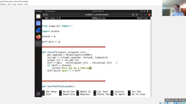 ITS 454 Network Security (2022) - Detecting fake IPs by TTL смотреть онлайн