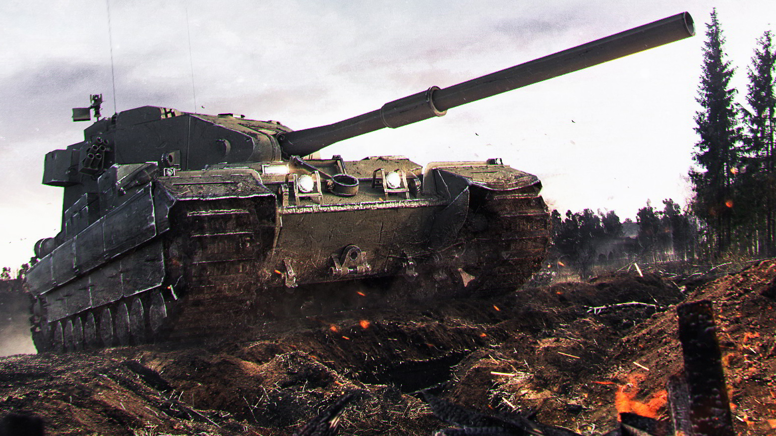 FV215b (183) — 11232 Урона — 7 Фрагов — World of Tanks — МИР ТАНКОВ