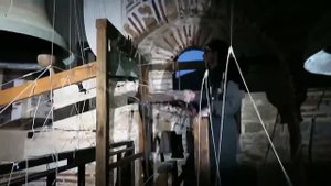 Колокольный звон в Монастыре Дохиар на Святой Горе Афон.