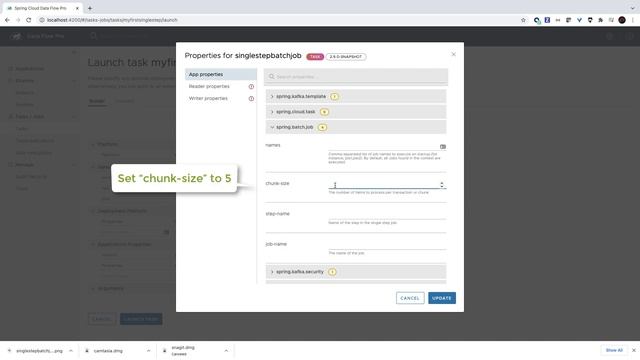Single Step Batch Job - Spring Cloud Data Flow смотреть онлайн
