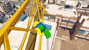 Roblox Noob in GTA 5: Crazy Ragdolls - Episode 23