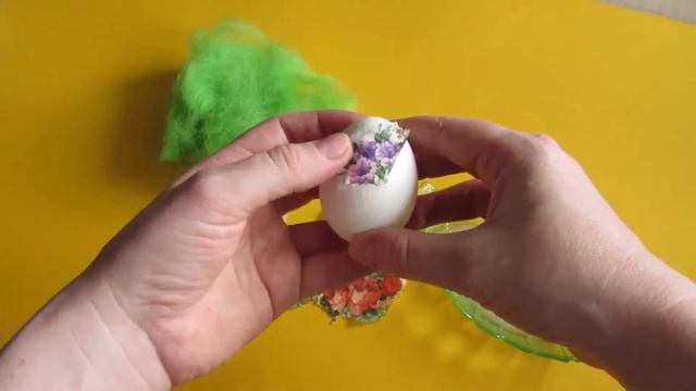 DIY Декупаж пасхальных яиц  Decoupage Easter eggs