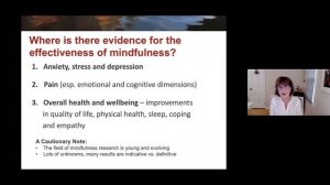 Webinar: Mindfulness-Based Stress Reduction Program: History, Evolution and Possible Benefits