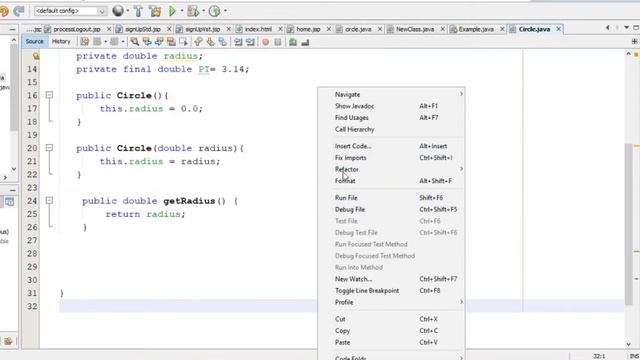 Java | Circle Class смотреть онлайн