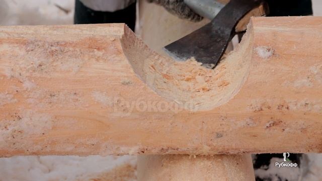 РУБКА ЧАШИ ТОПОРОМ С ИСПОЛЬЗОВАНИЕМ ПИЛЫ. Рубкофф смотреть онлайн