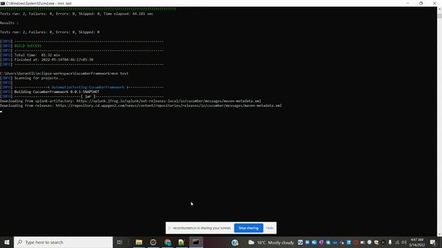 Selenium Cucumber Java BDD Framework Class 12: CommandLine