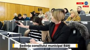 Ședința consiliului municipal Bălți