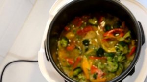 Постный Рис с Овощами в Мультиварке Скороварке Redmond PMC-P350 Рецепты для Мультиварки