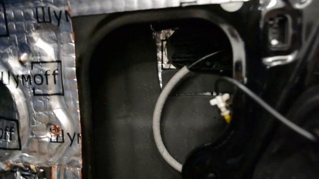 Состояние шумоизоляция авто после года эксплуатации.