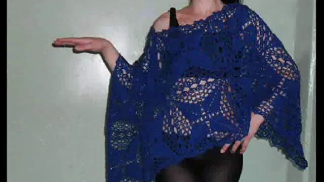 Коллекция ажурных пончо смотреть онлайн