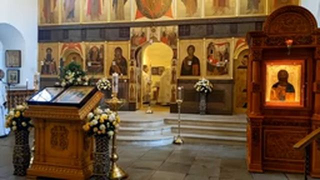 Неделя 7-я по Пасхе, святых отцов I Вселенского Собора. Попразднство Вознесения. смотреть онлайн