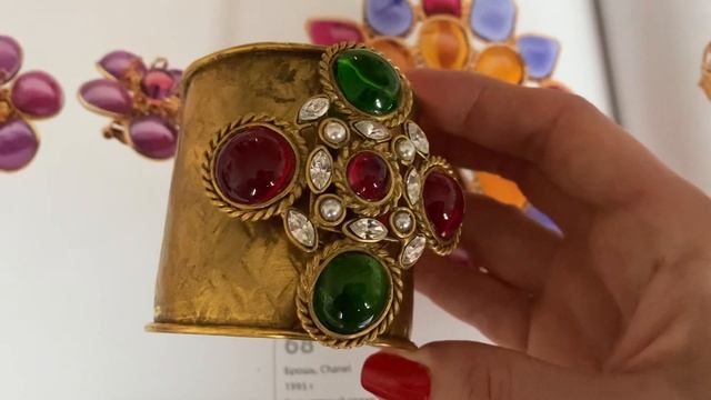 Chanel vintage jewelry #Винтадный браслет Шанель gripoix смотреть онлайн