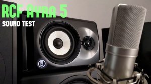 RCF Ayra 5 sound test studio monitor