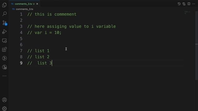 What is Comments in TypeScript Programming Language In Telugu | #03