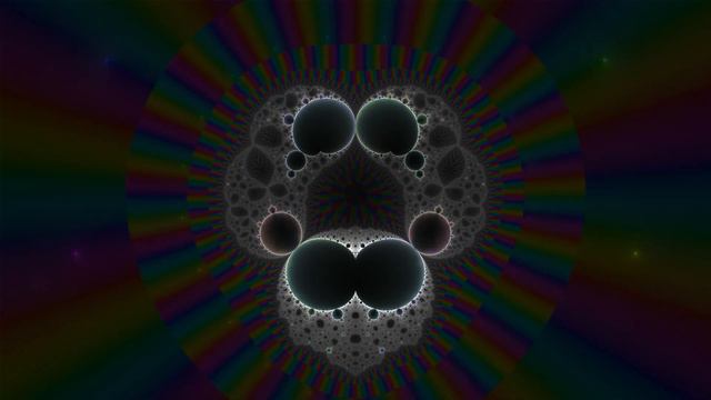 Rational map of degree 2: orbit trail - escape time bounce - rainbow version смотреть онлайн