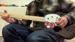 2006 Squier Hello Kitty STRAT Stratocaster Black Indonesia