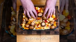 Запечённые в Духовке Утиные Окорочка с Овощами | Утиные Окорочка с Соусом "Терияки" | Рецепт