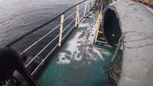 Работа на рыболовном судне. Машина, рыбнадзор.