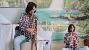 Дуэт флейт (Хотику и сяо). Hocchiku and Xiao flute improvisation