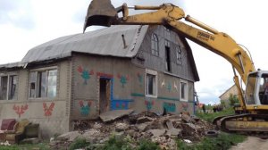 Снос незаконных цыганских построек в Плеханово 6 июня