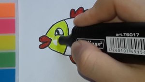 Как рисовать рыбу. Симпатичные рыбки для детей. Легкие рисунки. Изучаем живопись.