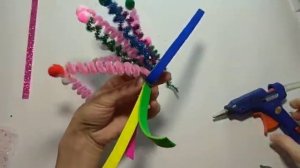 Украшение на ободок к новогоднему костюму Хлопушка МК / DIY