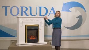 Обзор камина Dominica STD/EUG с очагом Majestic Lux Brass от Real-Flame