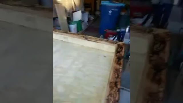 fractal wood burning on game table