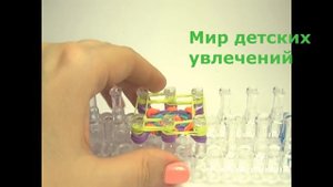 Rainbow Loom Charms / Мячик-попрыгунчик / Из резинок / Плетение на станке