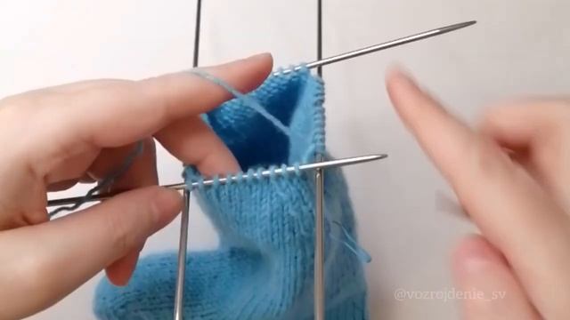 Круглый мысок (спицы) смотреть онлайн