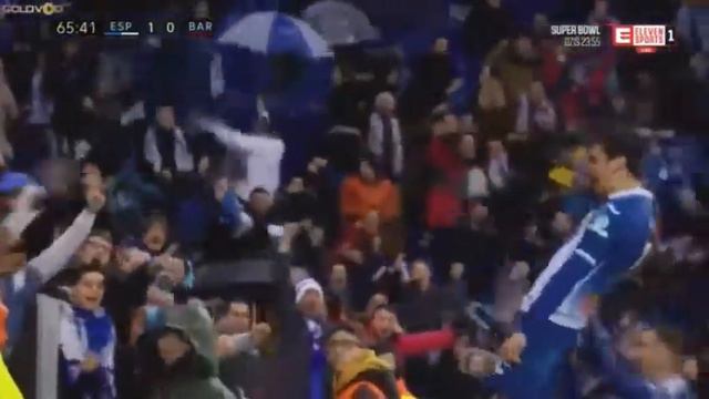 Эспаньол – Барселона  1 - 0 Футбол  Испания | ОБЗОР ГОЛА
