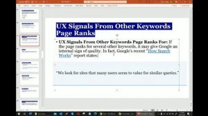 UX Signals From Other Keywords Page Rank in SEO - Explanation - SEO Factors