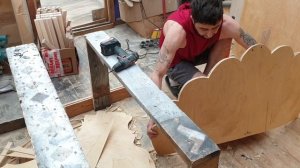 как сделать гнутую спинку для стула своими руками. спинка из фанеры DIY