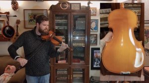 Otto Ernst Fischer violin demonstrated by Jeff Taylor, rescued by Schnefsky