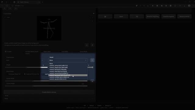 Настройка позы персонажа сразу в Stable Diffusion [OpenPose Editor для ControlNet]