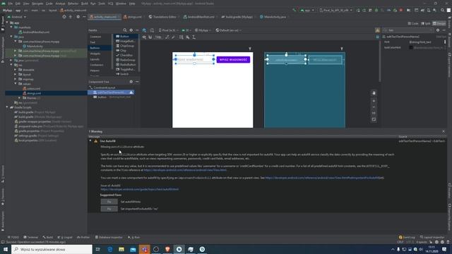 Android Studio - Pierwsza aplikacja смотреть онлайн