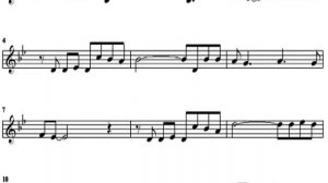 На безымянной высоте. Ноты.