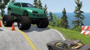 Автомобили против массивных выбоин #5 – BeamNG.Drive