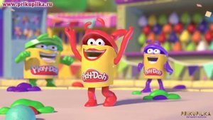 Play Doh Launch Game Настольная игра Hasbro Games Смешные и веселые игры для детей ПРИКУПИЛКА RU