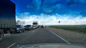 Переезд в Тимашевске в час пик